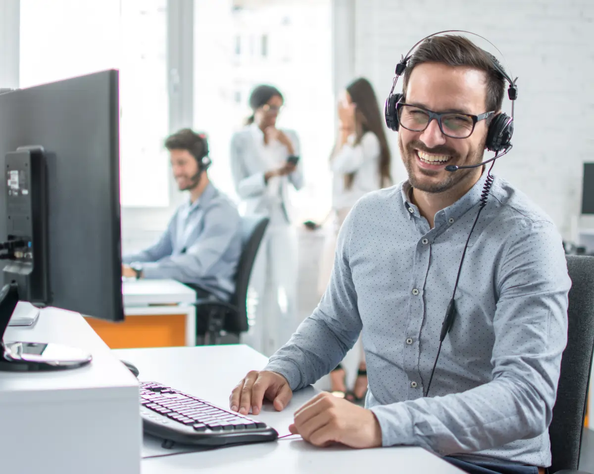 Global Recruitment Solutions Man In Office